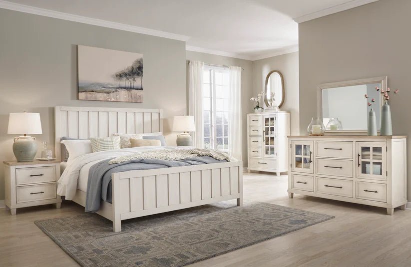 Shaybrock King Panel Bed Beds| Ashley Homestore