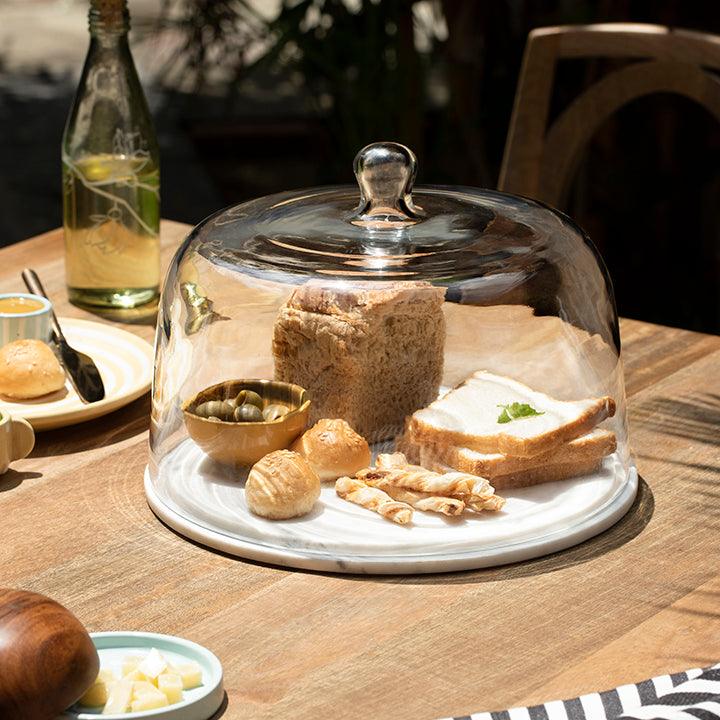 Shaye Glass Cloche Tray| Roots Furniture