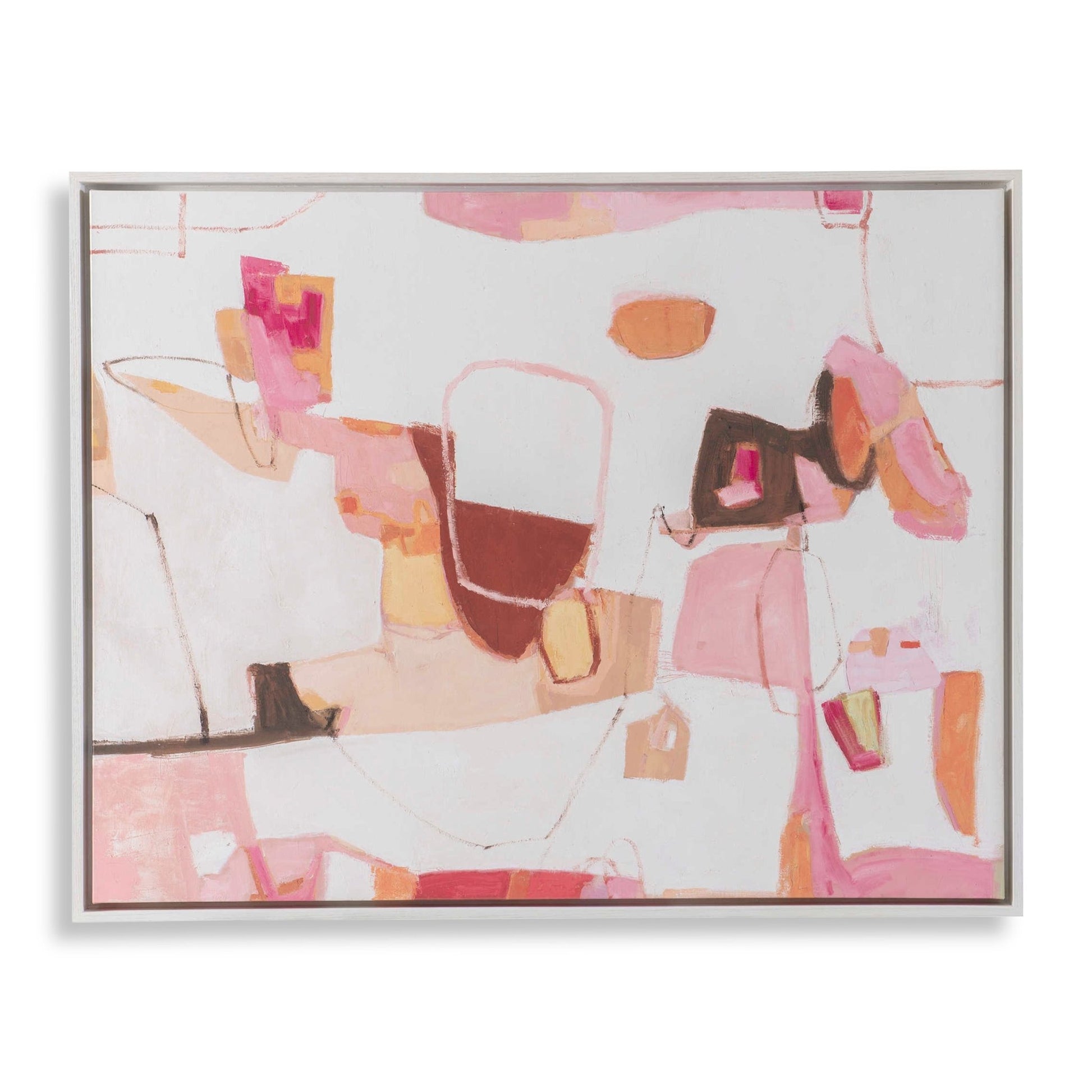 She Came For The View Framed Canvas Table Decors| Uttermost