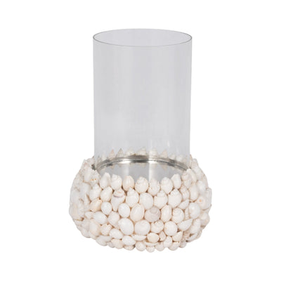 Shell, 10" Hurricane, White - Al Rugaib Furniture