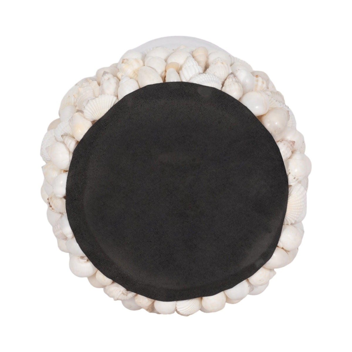 Shell, 9" Hurricane, White Candle Holders| Sagebrook Home