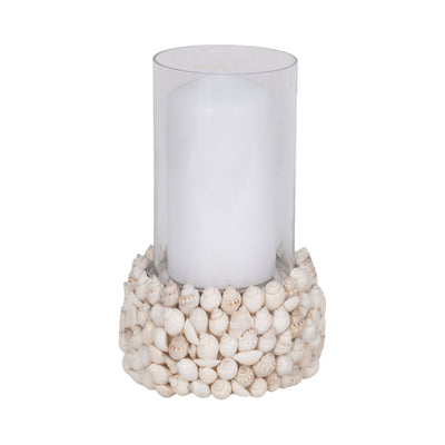 Shell, 9" Hurricane, White - Al Rugaib Furniture