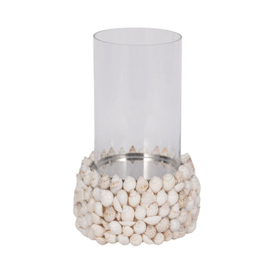 Shell, 9" Hurricane, White - Al Rugaib Furniture