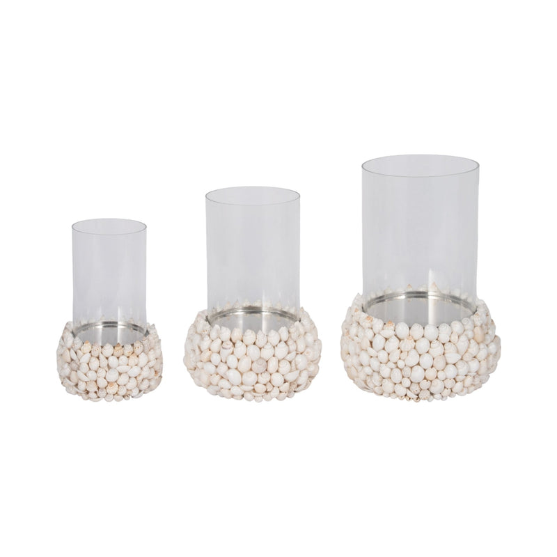 Shell, 9" Hurricane, White - Al Rugaib Furniture