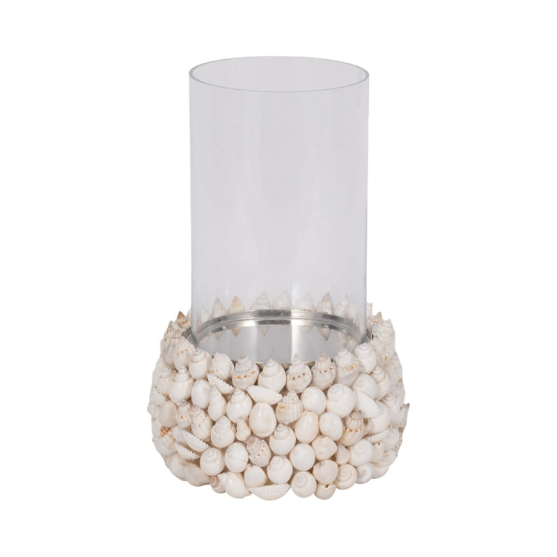 Shell, 9" Hurricane, White - Al Rugaib Furniture