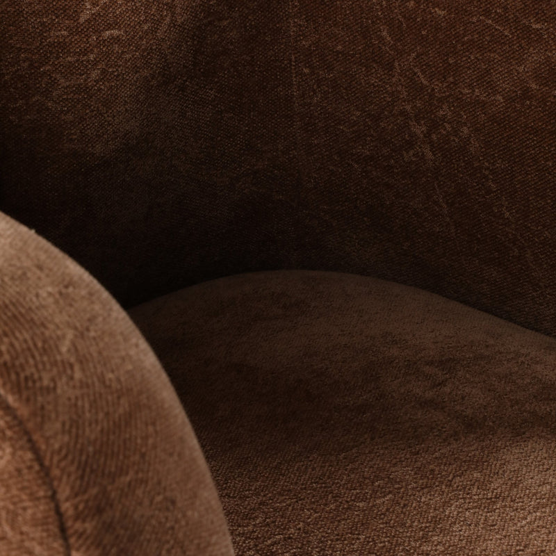 SHELTER - BACK ACCENT CHAIR, BROWN - Al Rugaib Furniture