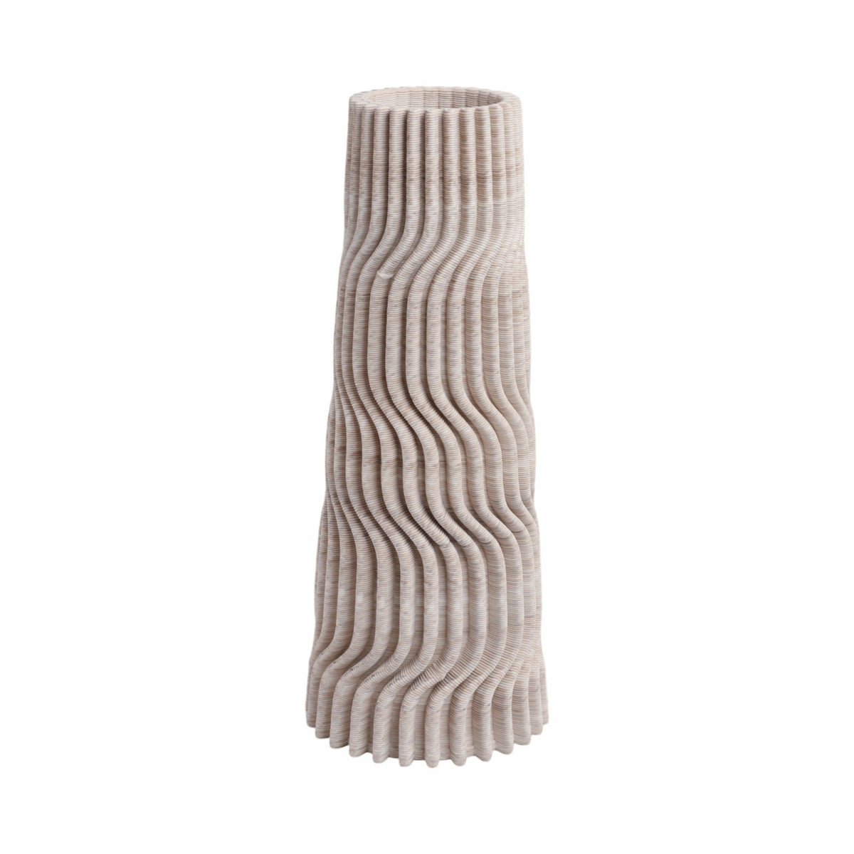 Shelvin 3d Printed Porcelain Vase, Multi Vases and Jars| Sagebrook Home