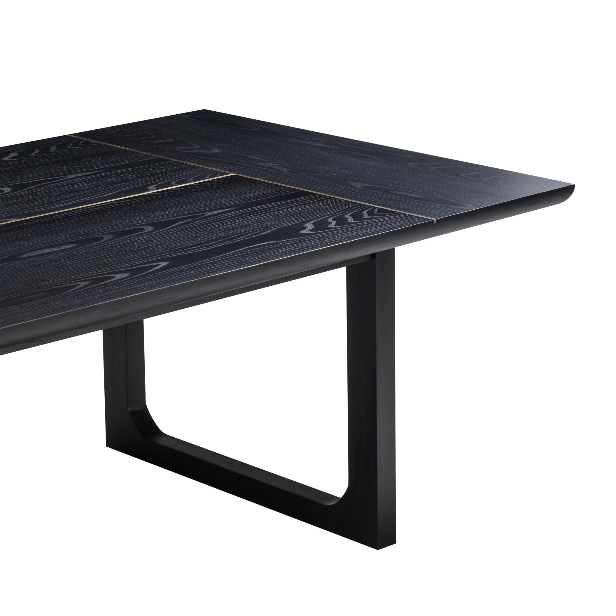 Shiloh Black Ash Rectangular Dining Table Dining Tables| TOV