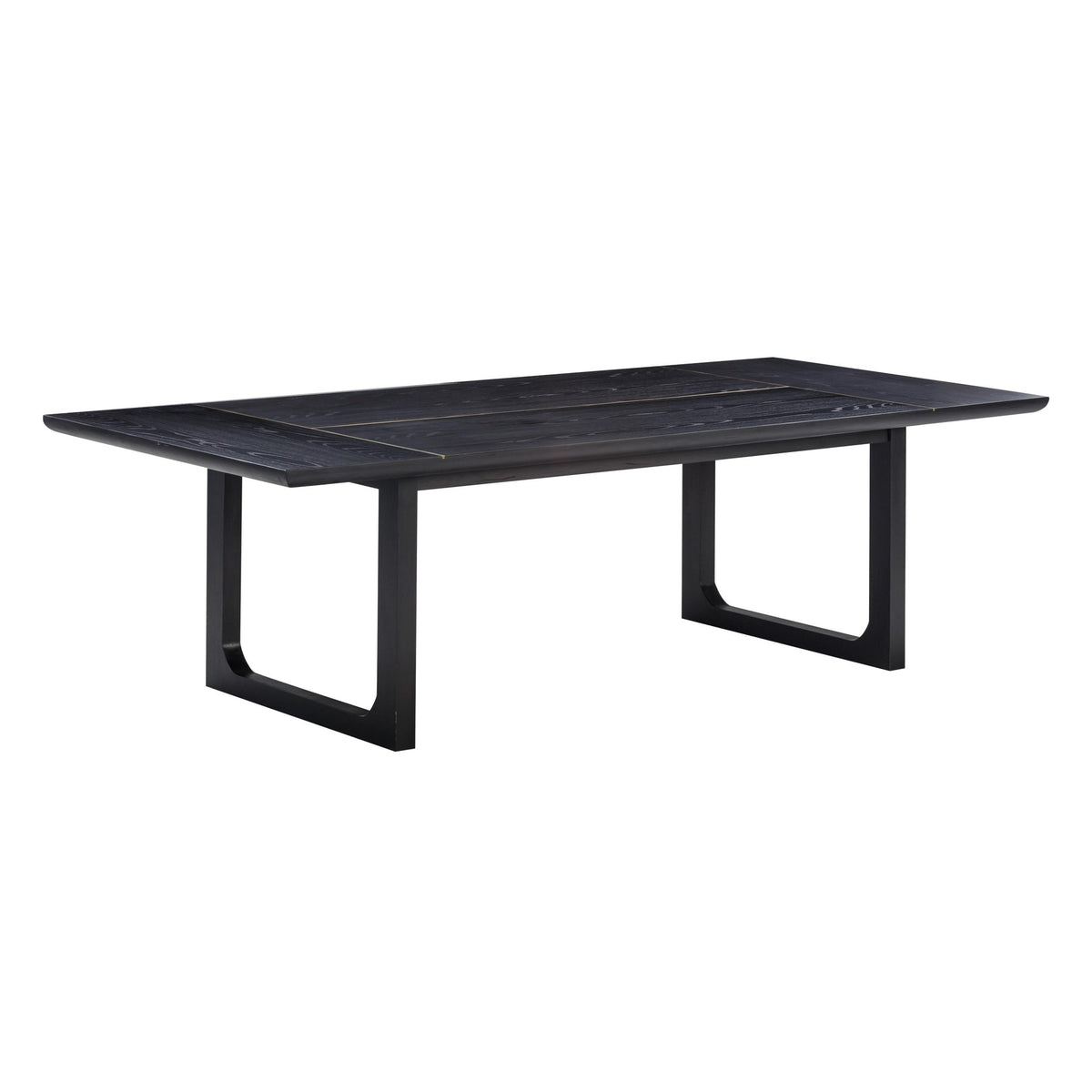 Shiloh Black Ash Rectangular Dining Table Dining Tables| TOV