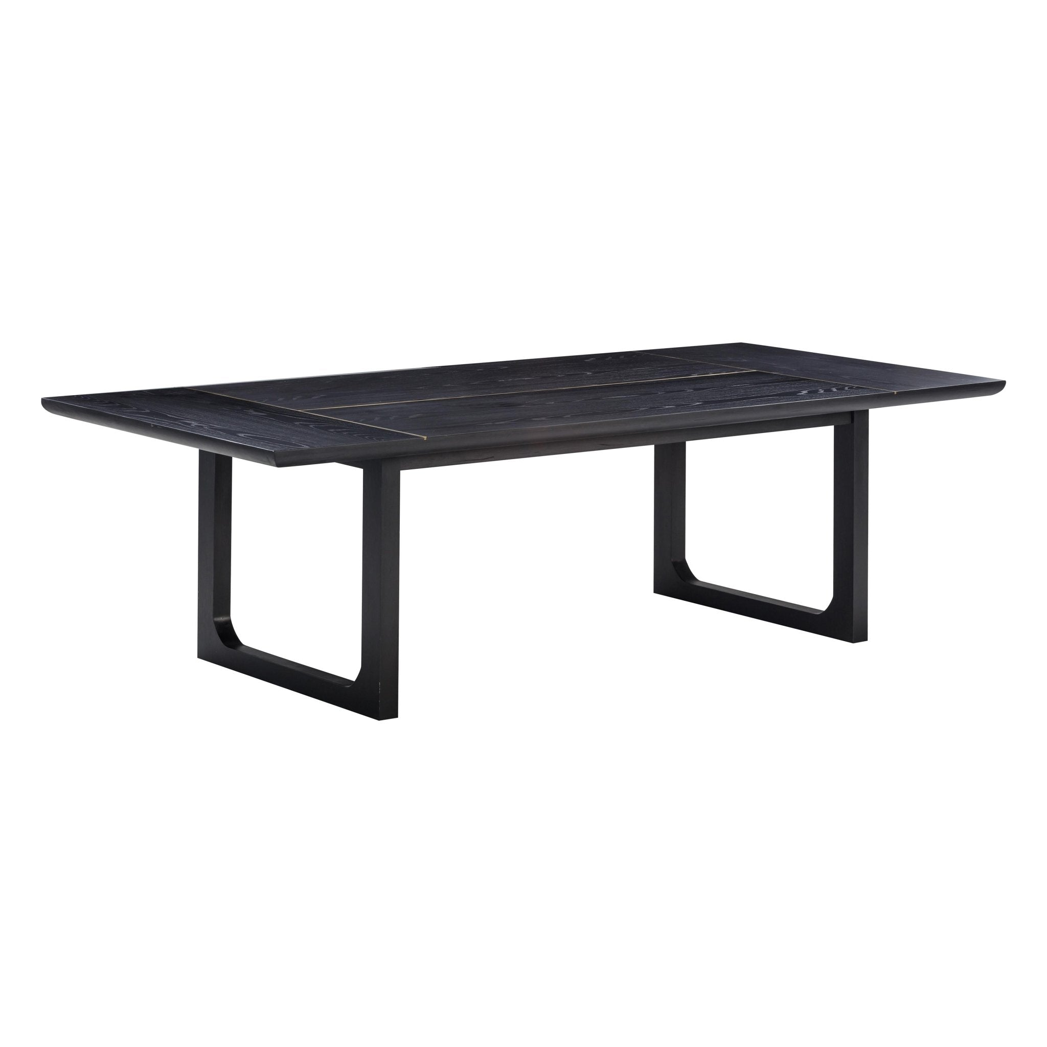 Shiloh Black Ash Rectangular Dining Table Dining Tables| TOV