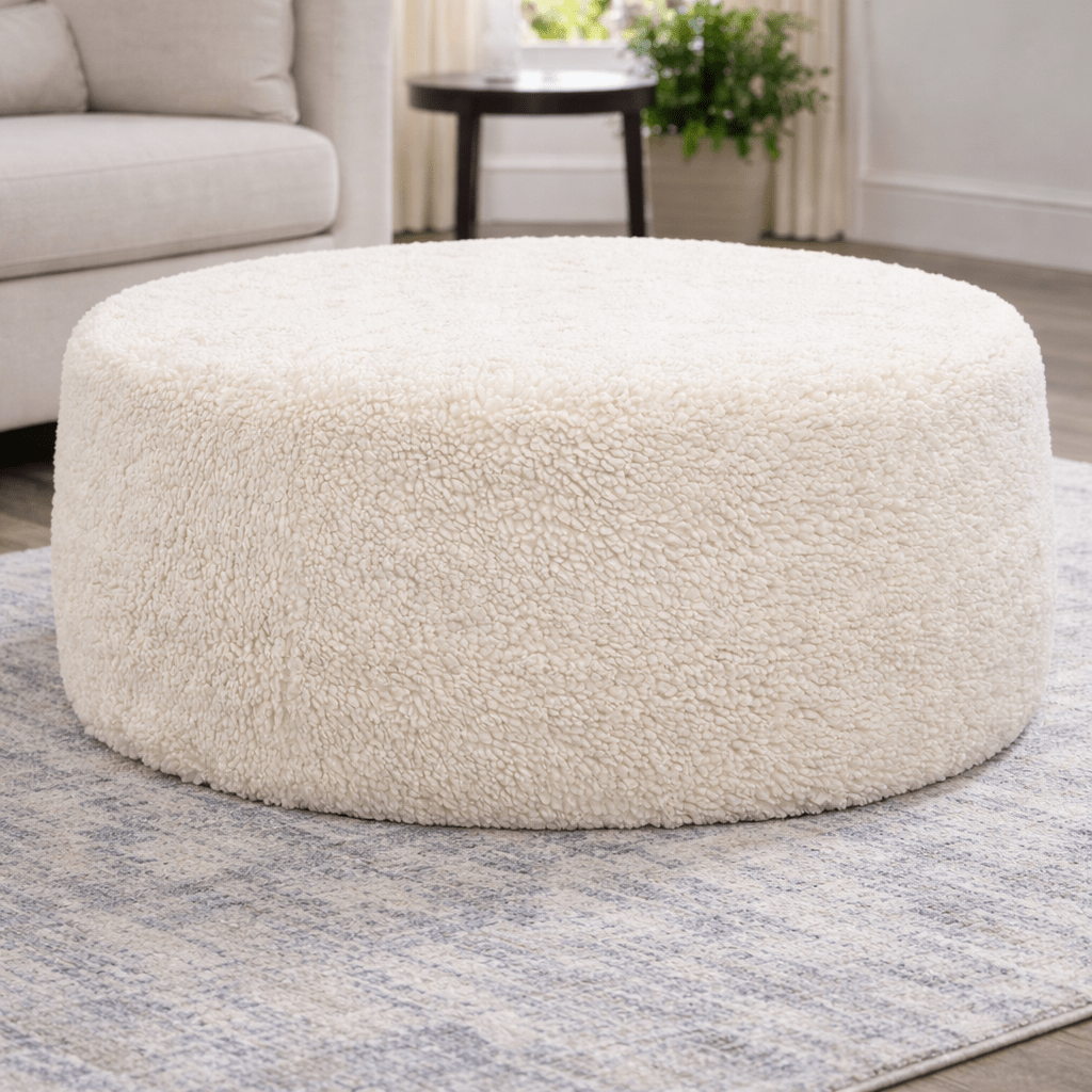 Shiloh Round Cocktail Ottoman Ottomans| Fairfield Chair