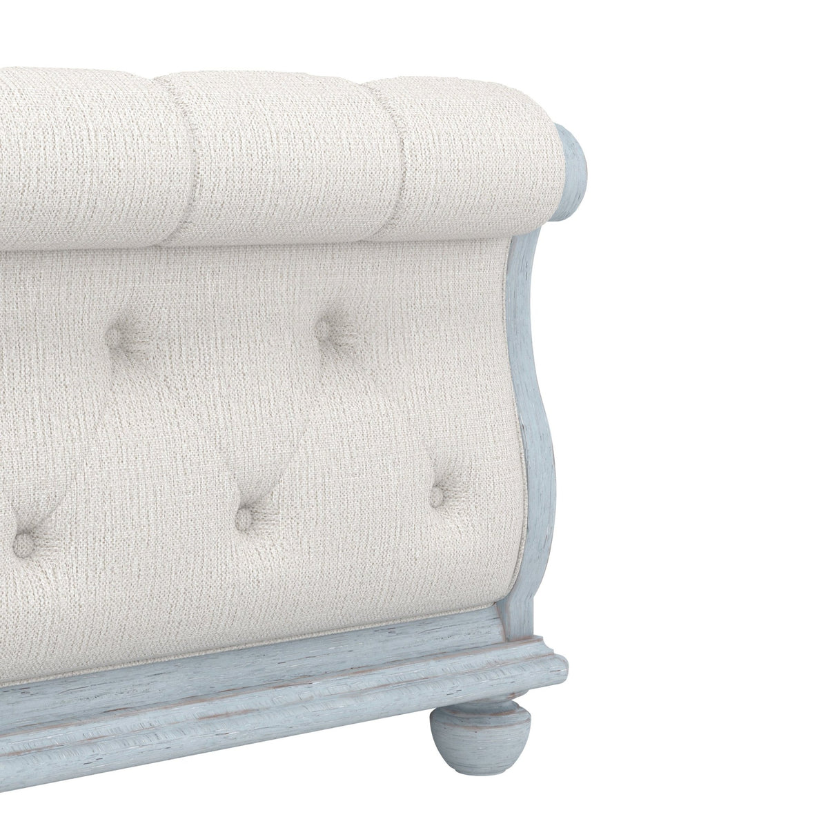 Shoal King Tufted Uph. Sleigh Bed Beds| A.R.T. Furniture