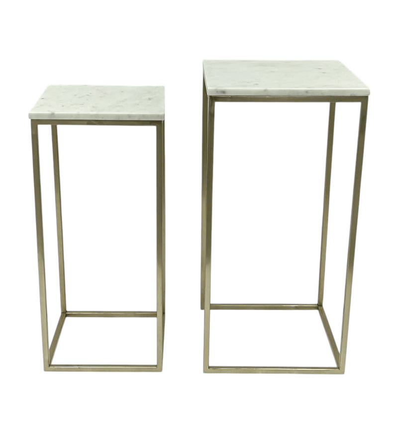 SIDE TABLE 12X12X24"AND 10X10X24" - Al Rugaib Furniture