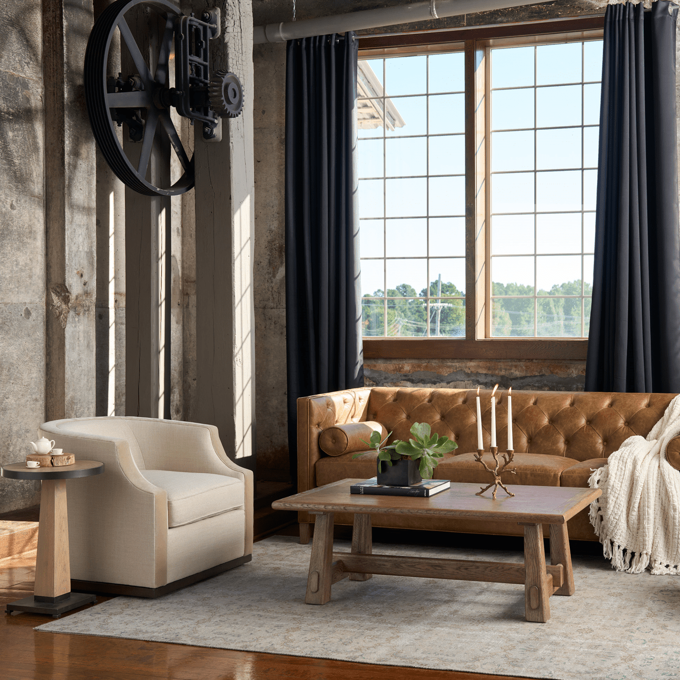 Sienna Rectangular Cocktail Table Coffee Tables| Universal