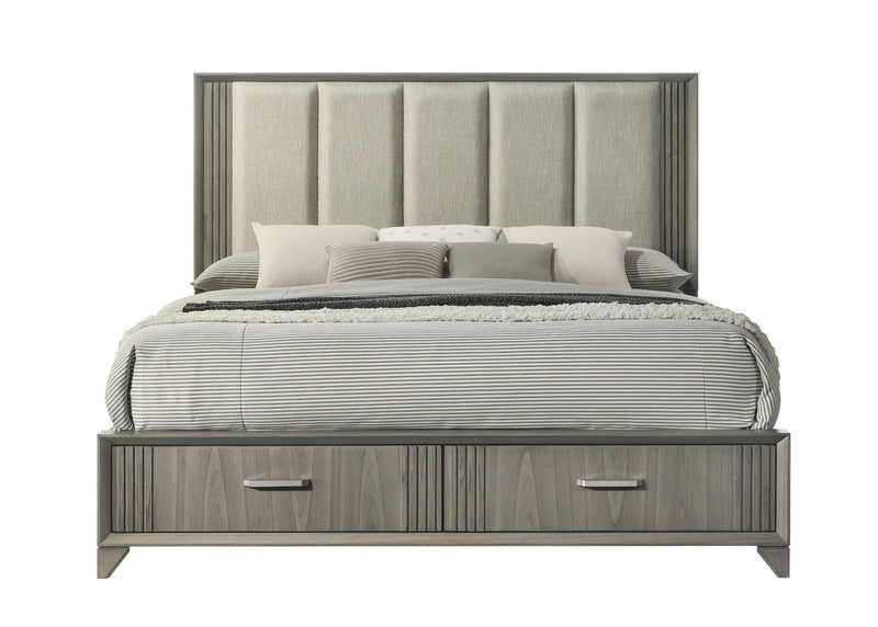 Sierra Timber King Bed - Al Rugaib Furniture