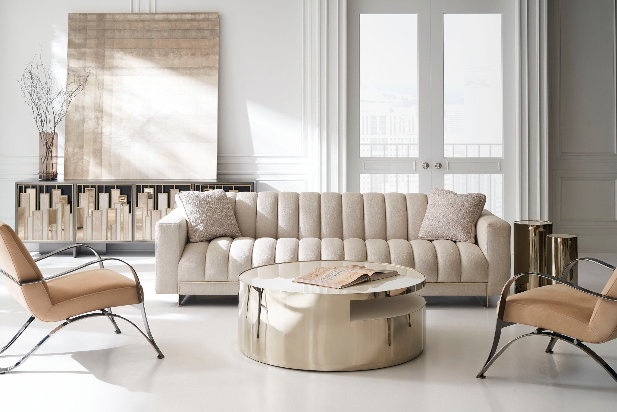 Signature Metropolitan - Round About-Tall Accent & End Tables| Caracole