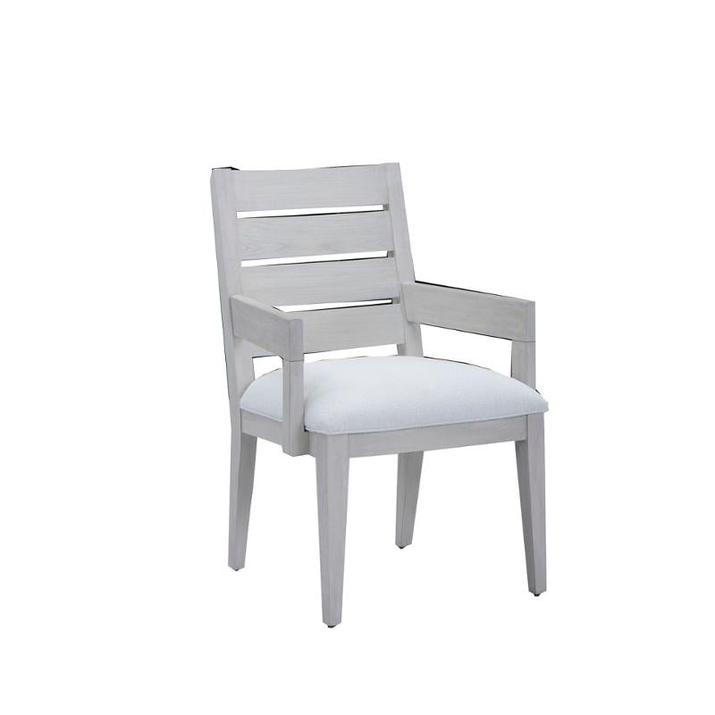 Silver Luke Slat Back ArmChair - Al Rugaib Furniture