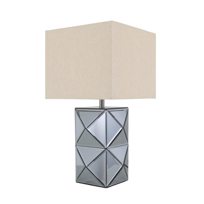 SILVER MODREN TABLE LAMP - Al Rugaib Furniture