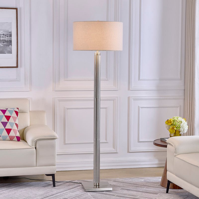 Silver Nostalgia Floor Lamp - Al Rugaib Furniture