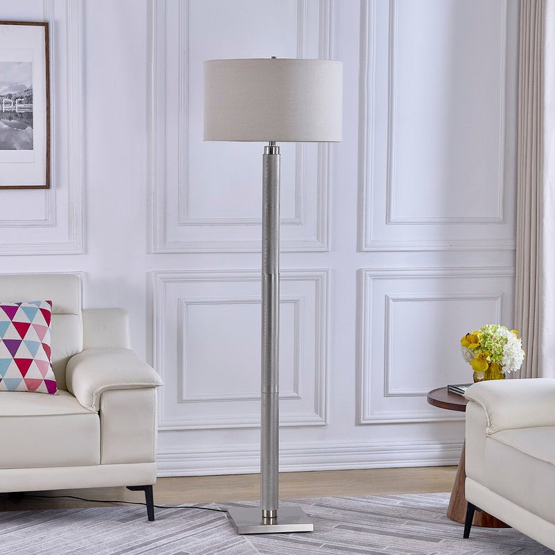 Silver Nostalgia Floor Lamp - Al Rugaib Furniture