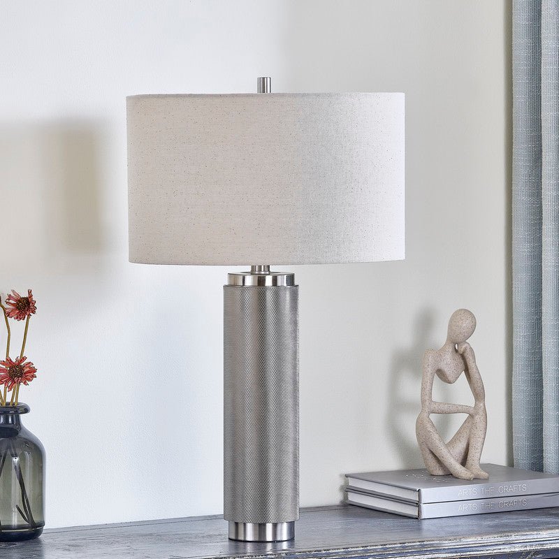 24"H Silver Nostalgia Table Lamp Table Lamps| Crestview