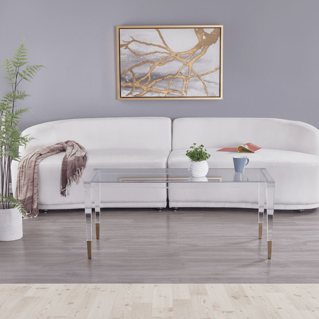 Simple Acrylic Coffee Table Coffee Tables| Roots Furniture