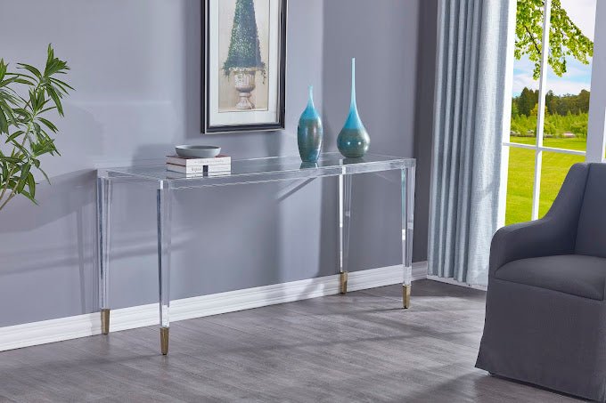 Simple Acrylic Console Table End Tables| Roots Furniture
