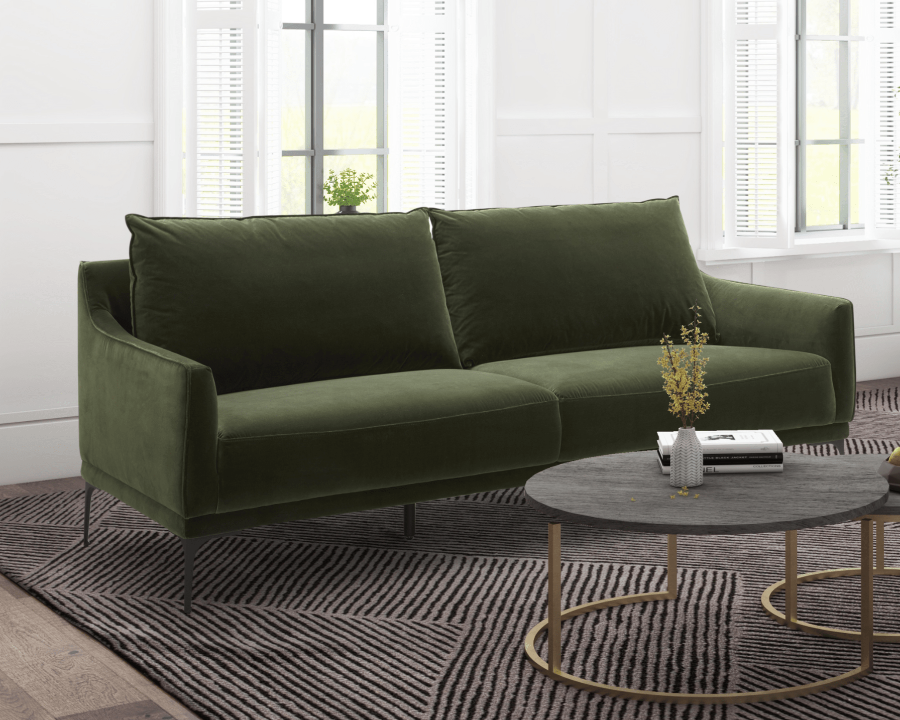 Sintra Green Sofa Set Living Room Sets| Roots Furniture