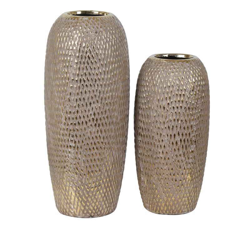 Sisley Vases,Set of 2 - Al Rugaib Furniture