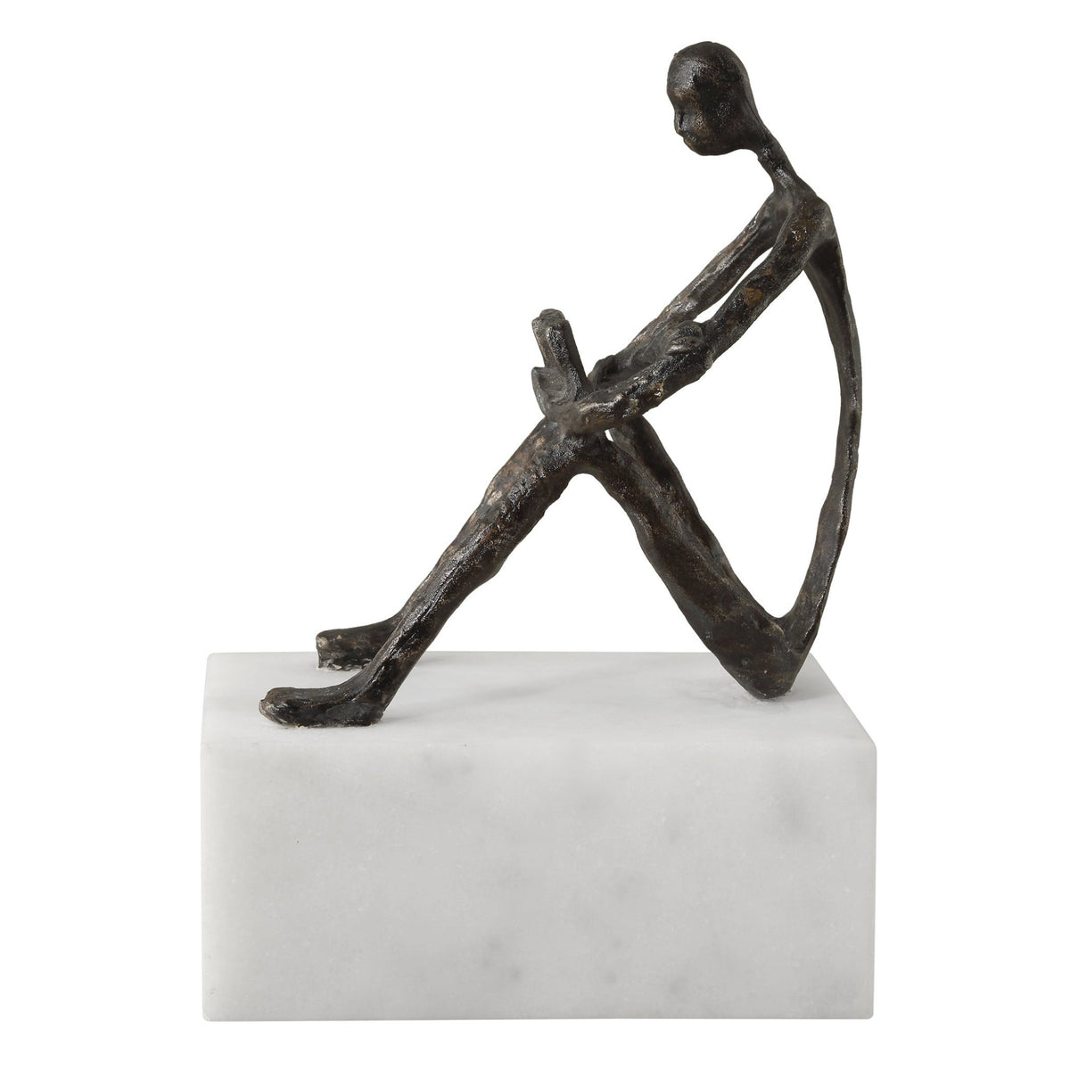 Sit Back, Relax And Read, Iron Sculpture Table Decors| Uttermost