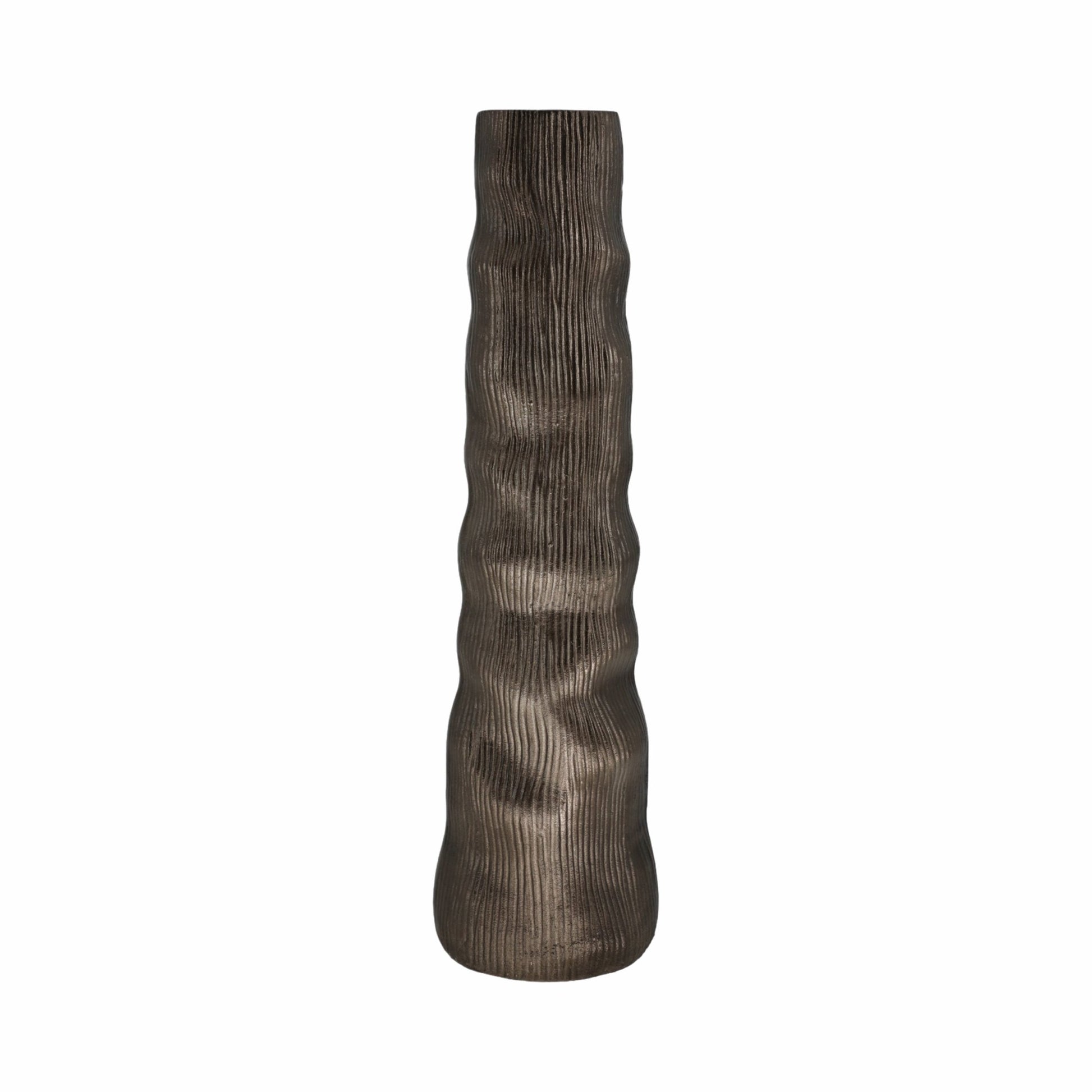 Sitka Pewter Metal Vase Vases and Jars| Sagebrook Home