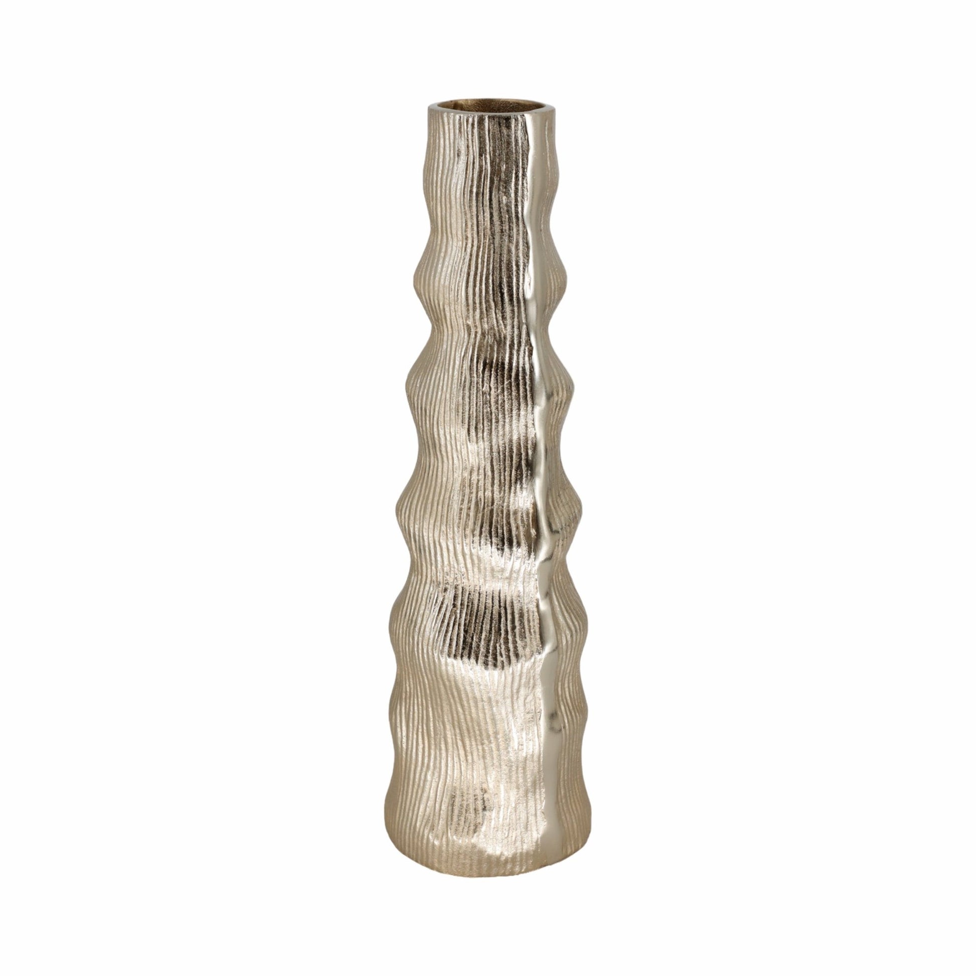 Sitka Pewter Metal Vase Vases and Jars| Sagebrook Home