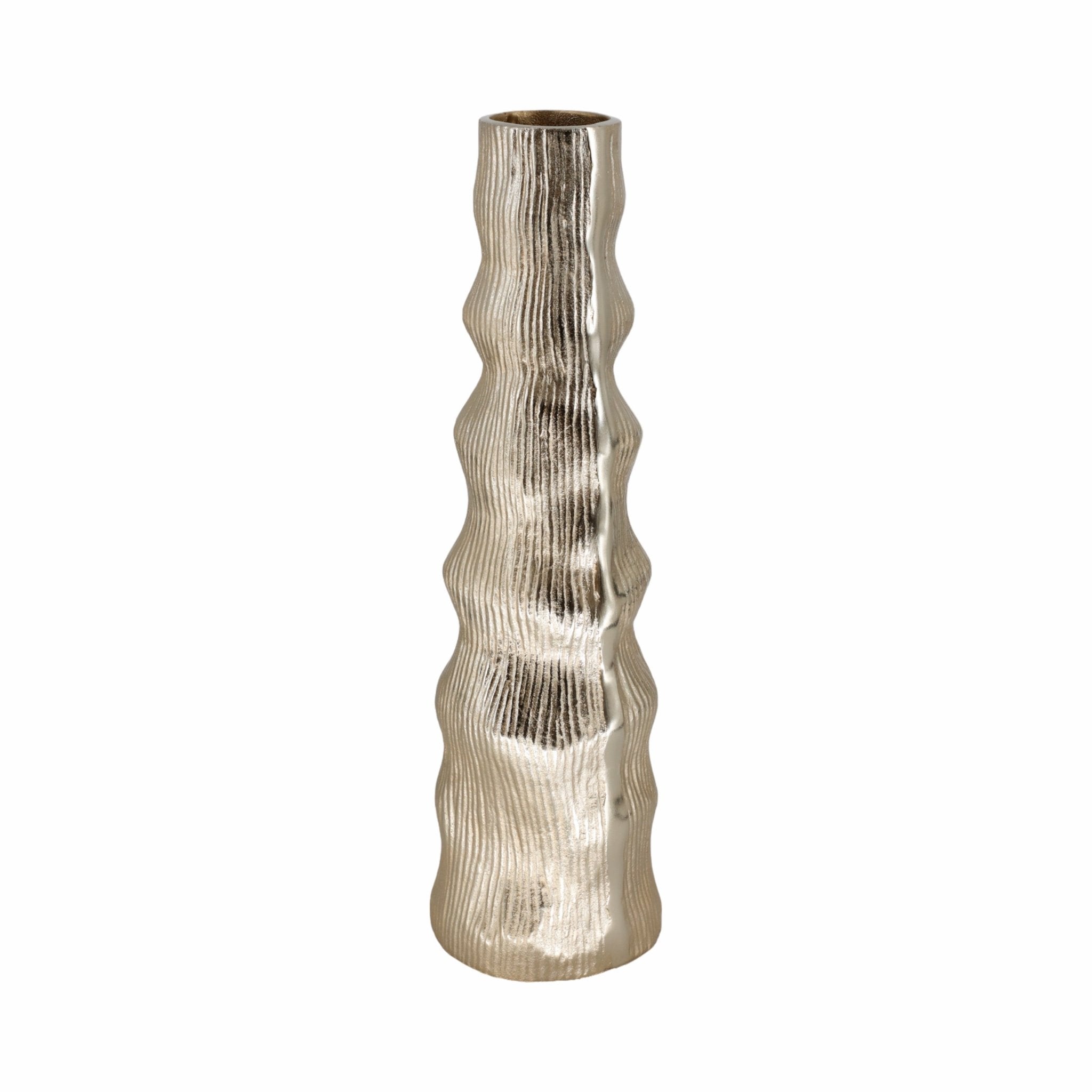 Sitka Pewter Metal Vase Vases and Jars| Sagebrook Home