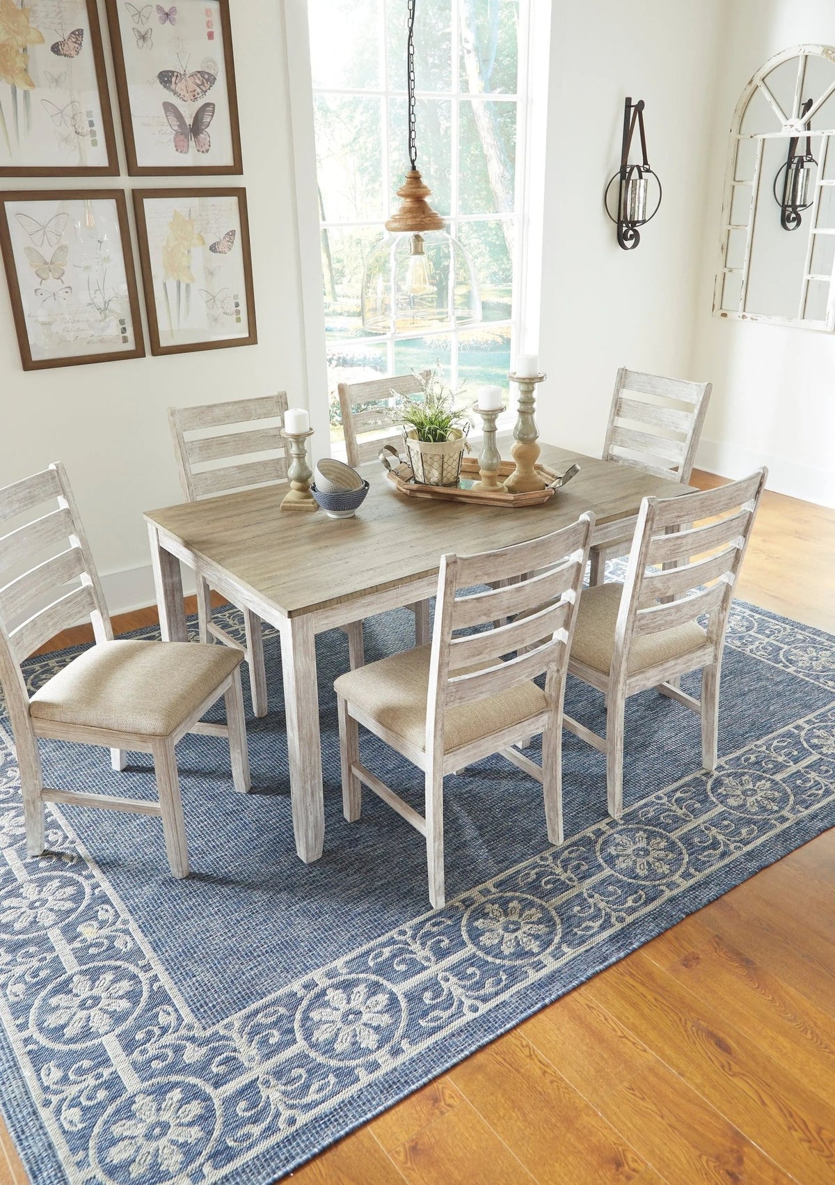 Skempton Dining Table and Chairs (Set of 7) Dining Room Sets| Ashley Homestore