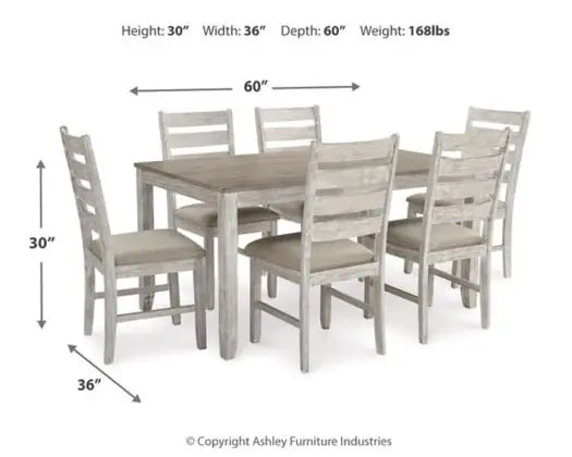 Skempton Dining Table and Chairs (Set of 7) Dining Room Sets| Ashley Homestore