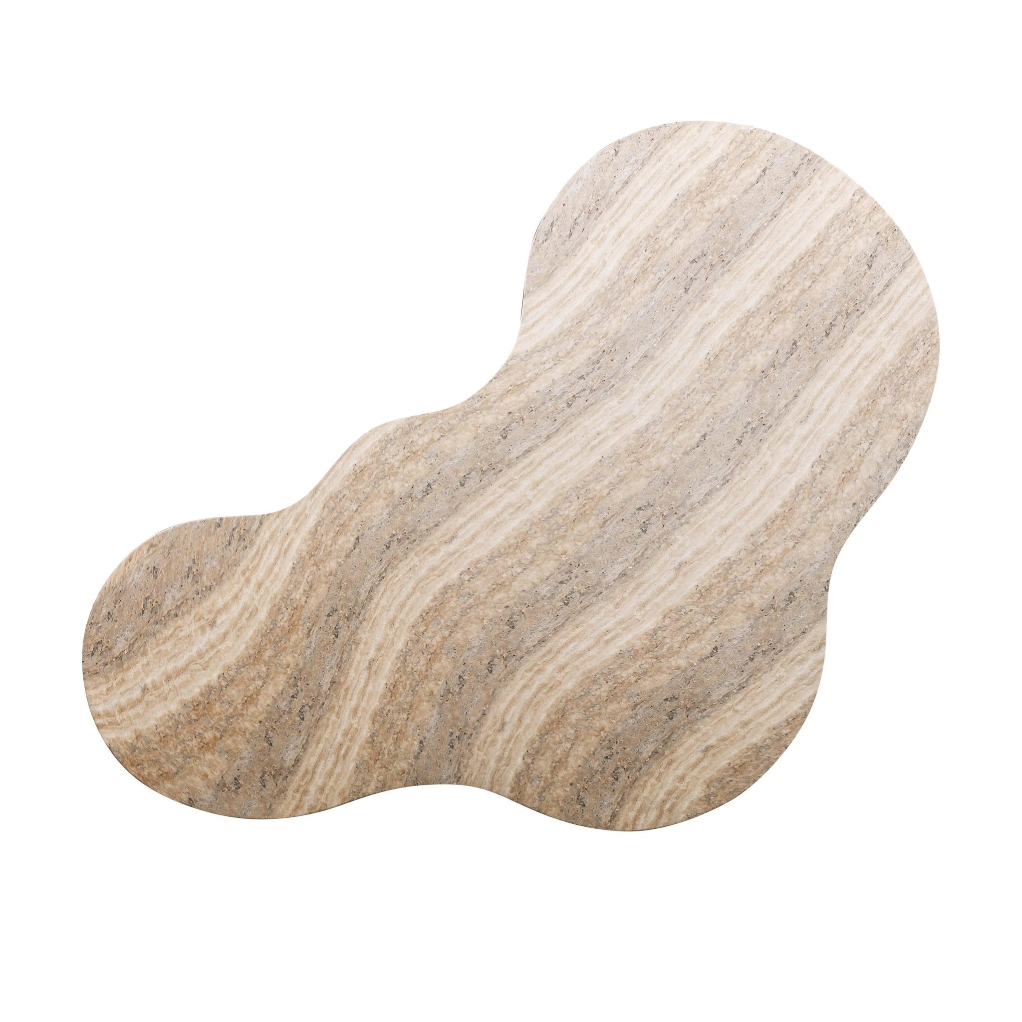 Slab Faux Travertine Coffee Table Coffee Tables| TOV