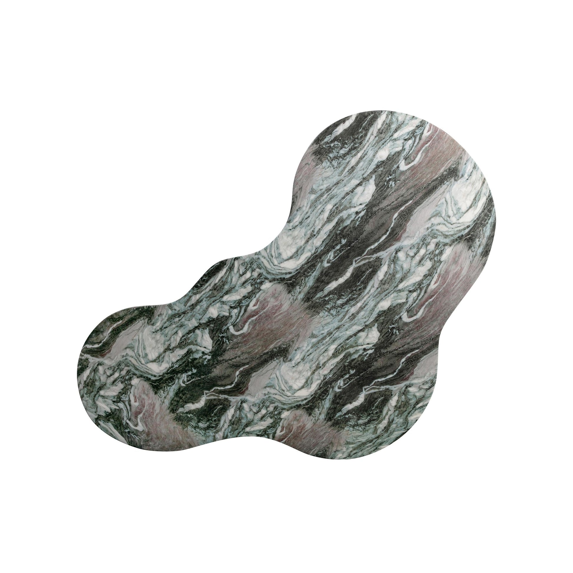Slab Grey/Blush Faux Marble Coffee Table Coffee Tables| TOV