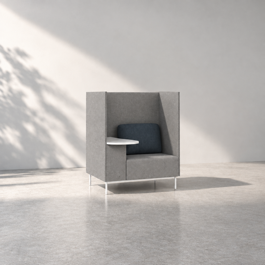 Lancy Right-Hand Lounge Sofa - Grey