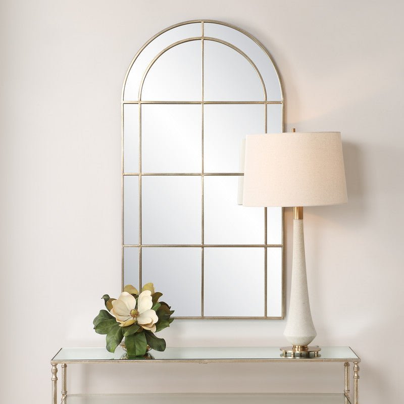 Small Grantola Arch Mirror, Silver Mirrors| Uttermost