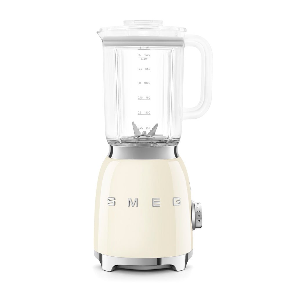 Smeg 50’s Retro Style Aesthetic Blender (800 W Motor,3 Functions, 4 Speeds), Cream Mixers| SMEG