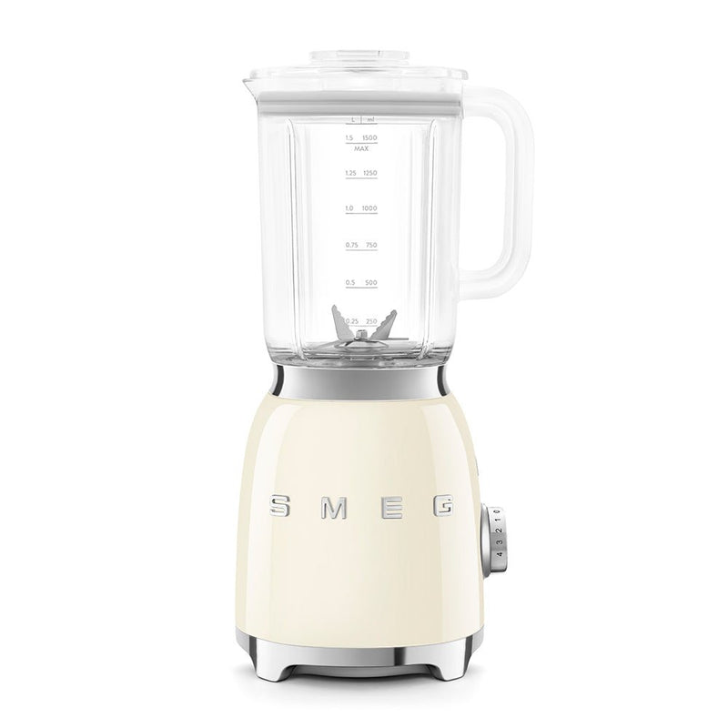 Smeg 50’s Retro Style Aesthetic Blender (800 W Motor,3 Functions, 4 Speeds), Cream - Al Rugaib Furniture