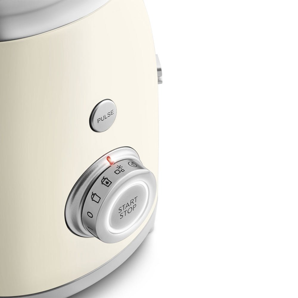 Smeg 50’s Retro Style Aesthetic Blender (800 W Motor,3 Functions, 4 Speeds), Cream Mixers| SMEG