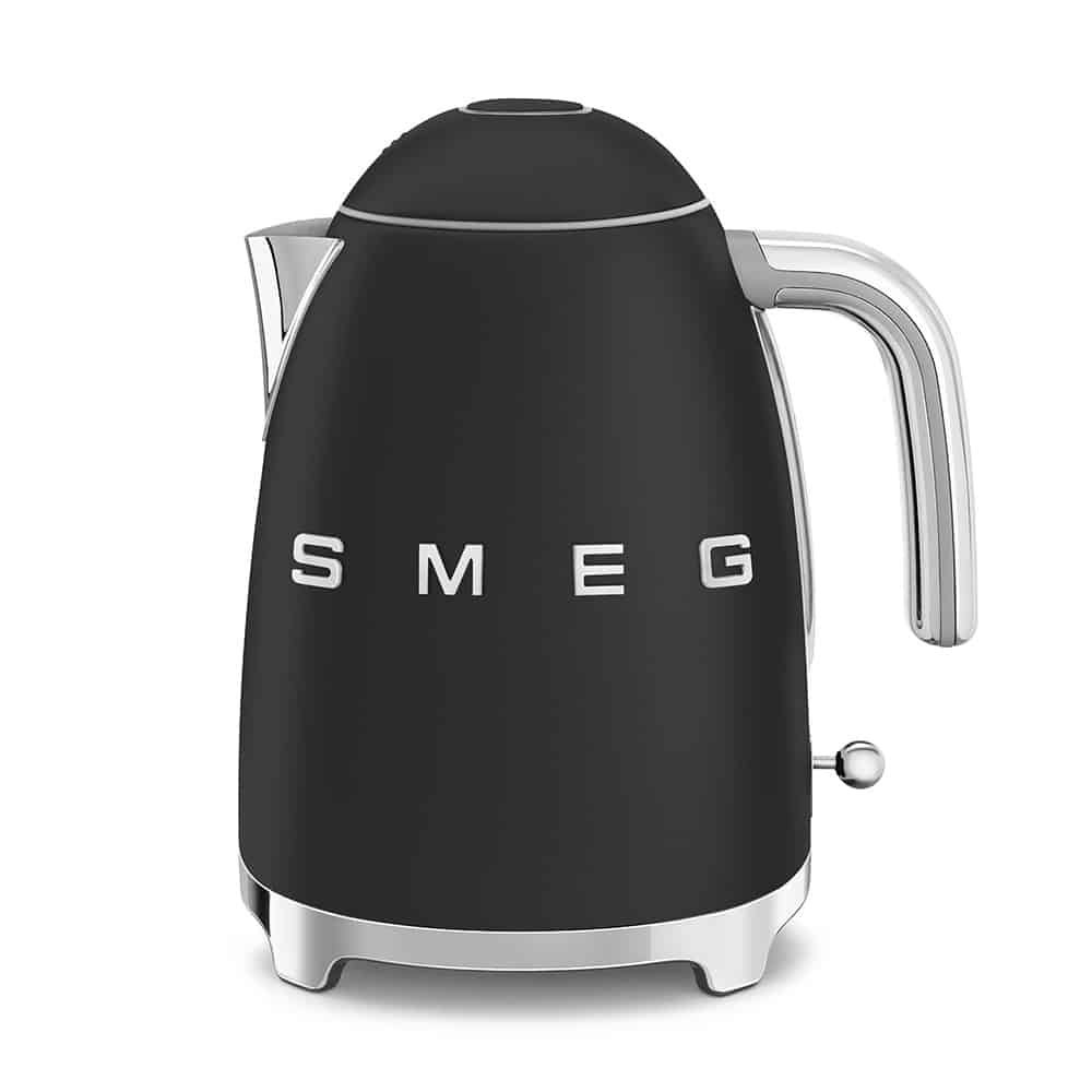 Smeg 50's Style Electric Kettle, Black Matt Kettles| SMEG