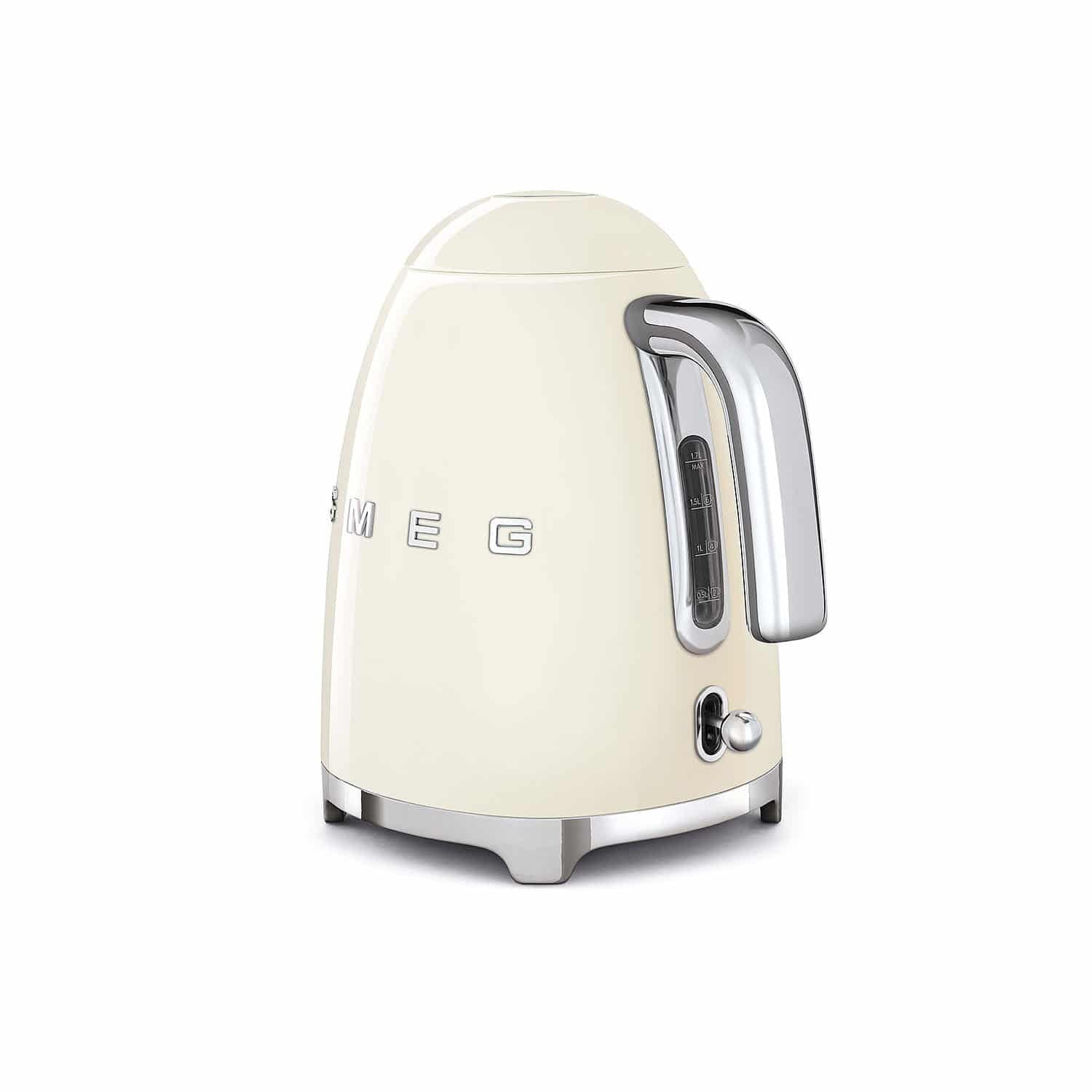 Smeg 50's Style Electric Kettle, Black Matt Kettles| SMEG