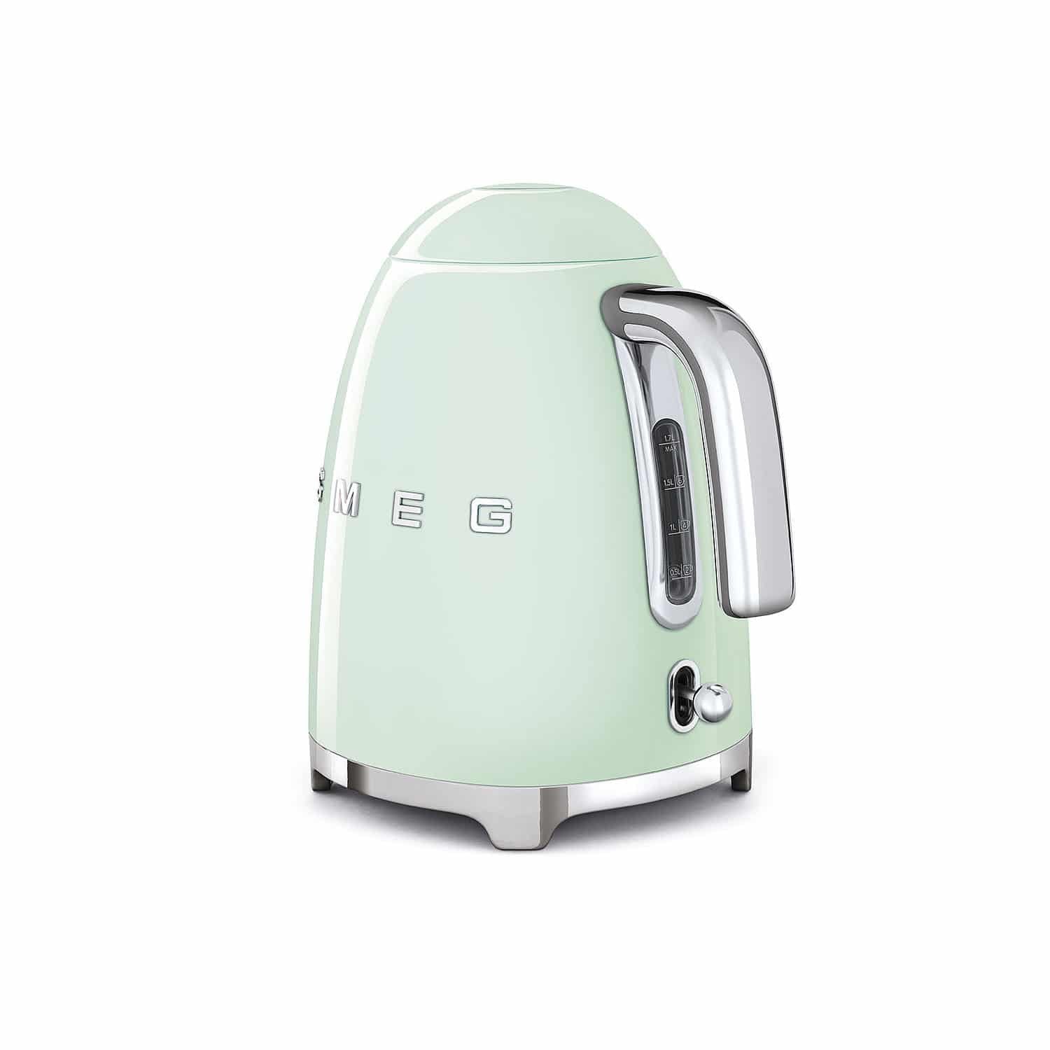 Smeg 50's Style Electric Kettle, Black Matt Kettles| SMEG