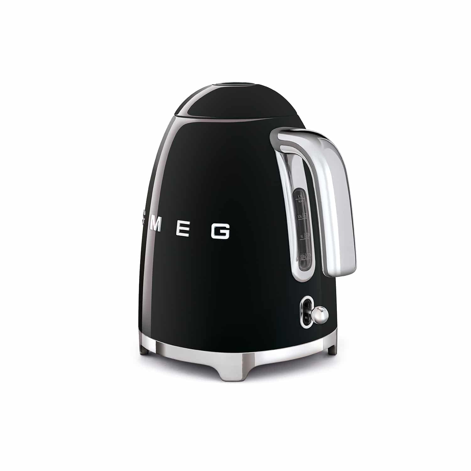 Smeg 50's Style Electric Kettle, Black Matt Kettles| SMEG