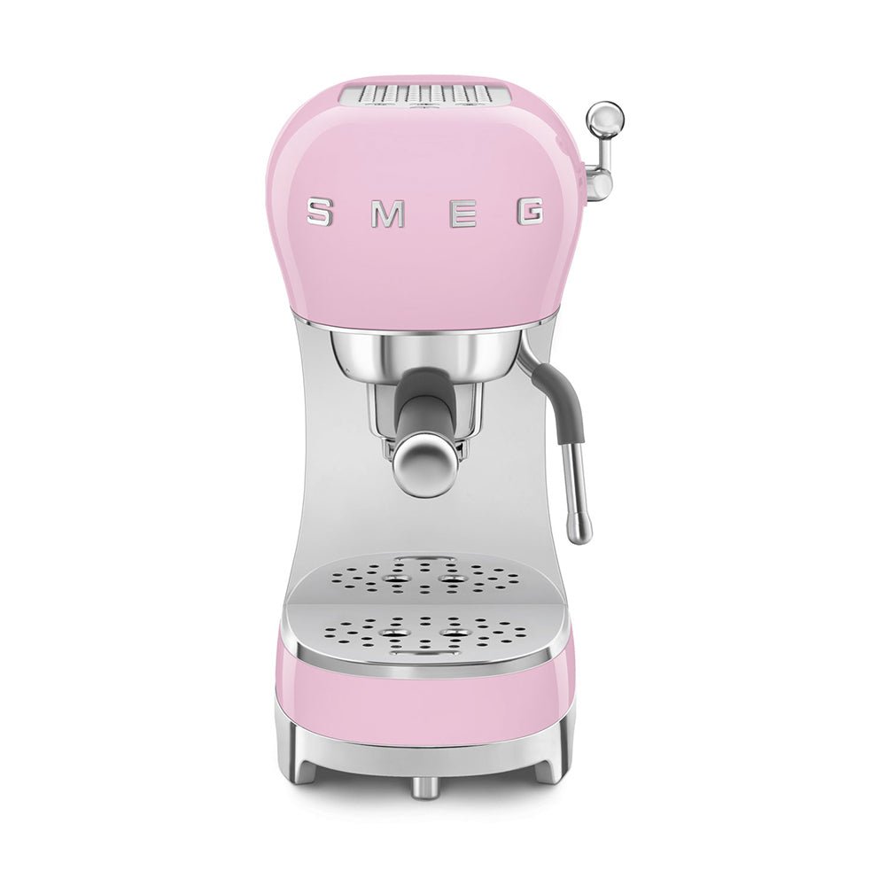 Smeg 50’s Retro Style Espresso Coffee Machine with Pump, Black Coffee Machines| SMEG