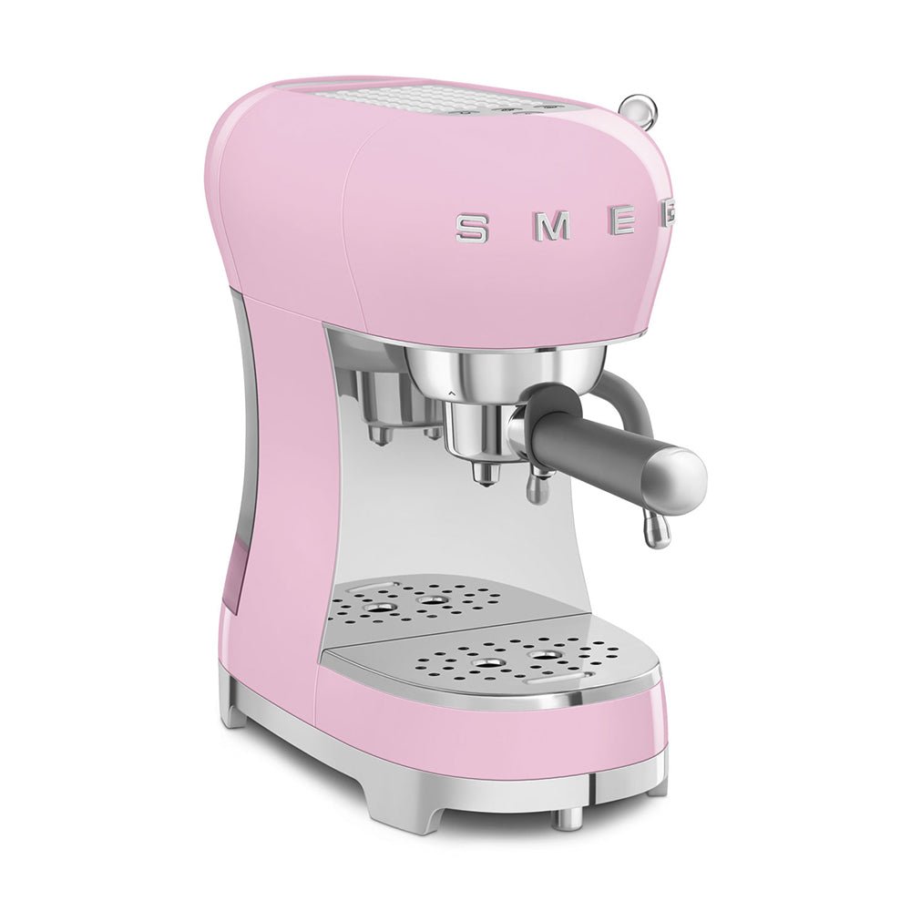 Smeg 50’s Retro Style Espresso Coffee Machine with Pump, Black Coffee Machines| SMEG