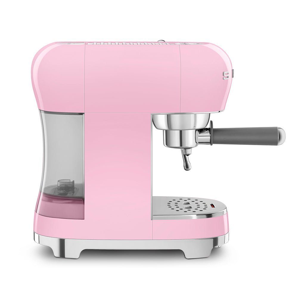 Smeg 50’s Retro Style Espresso Coffee Machine with Pump, Black Coffee Machines| SMEG
