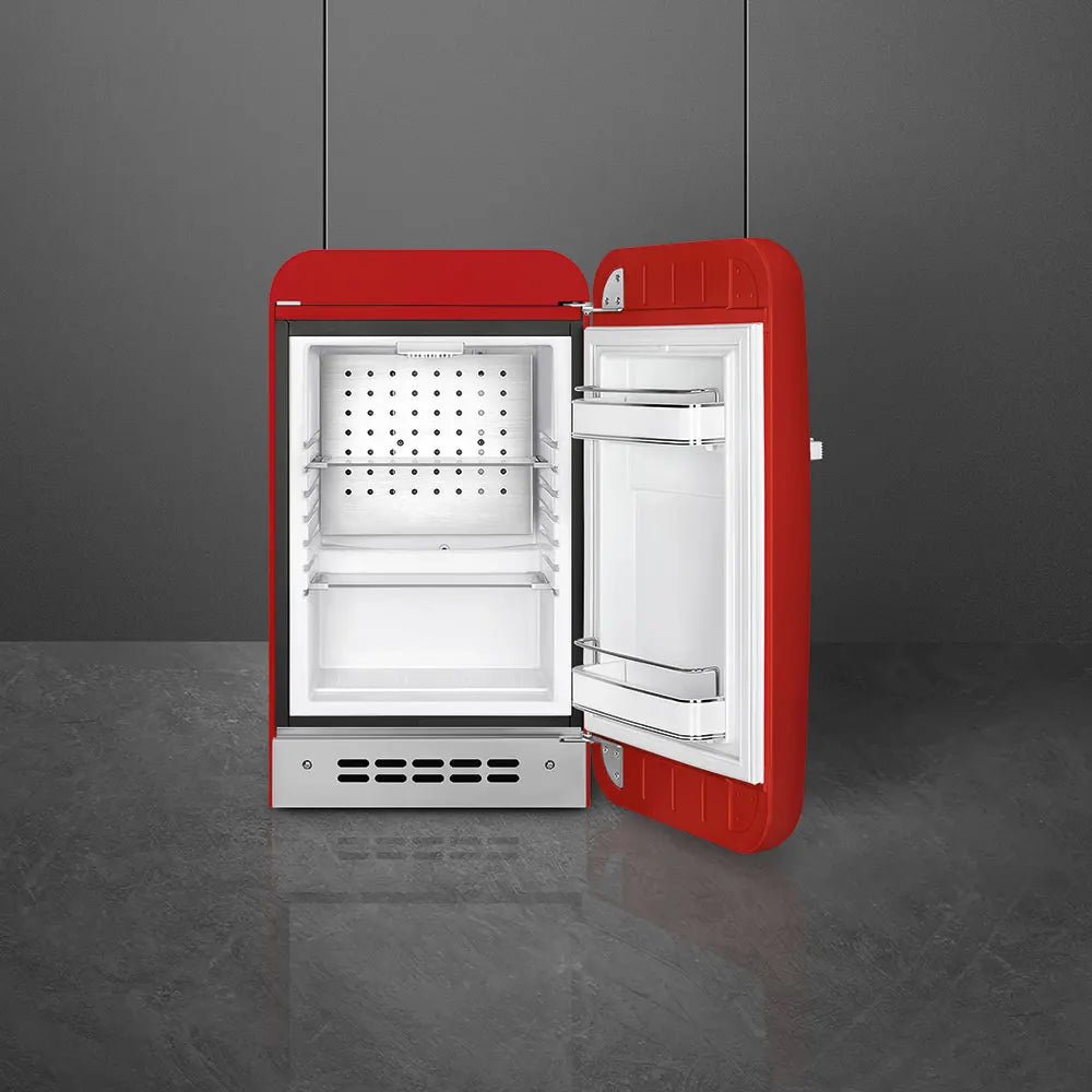 Smeg 50's Retro Style Freestanding Refrigerator,Right Handle , Black Fridge & Freezer| SMEG